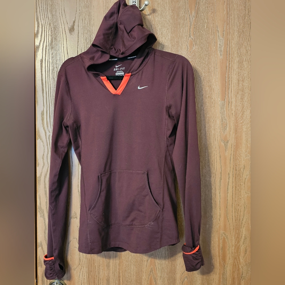 Nike Men's Maroon Pullover Jacket